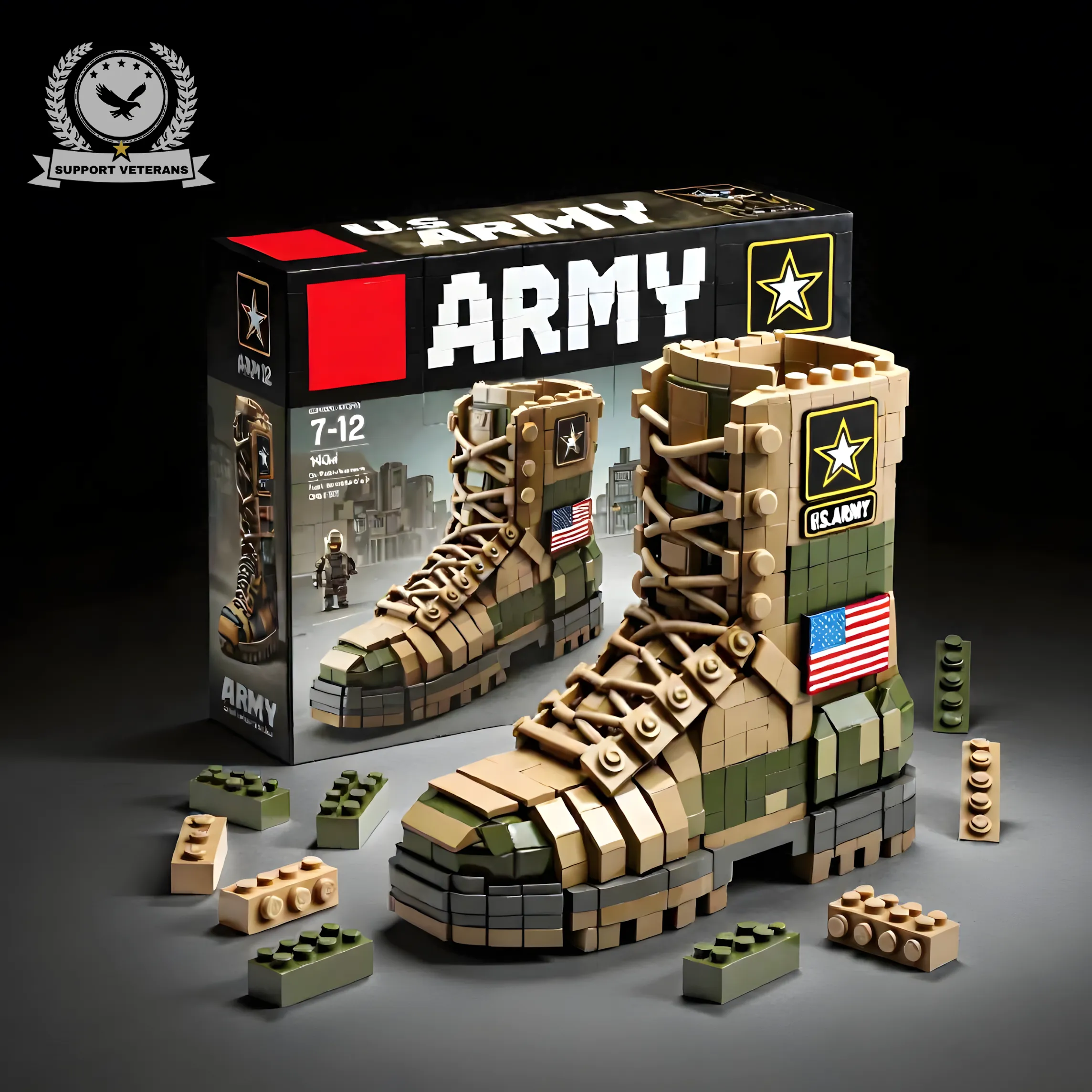 🔥Holiday Sale 50% OFF🔥U.S. Military 250th Anniversary Commemorative Building Blocks - 100% Made in the USA