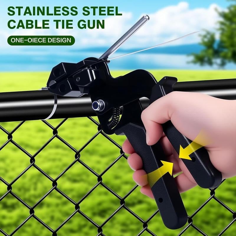 🔥Last Day 49% OFF - 🛠️🔥Stainless Steel Zip Ties Gun Kit