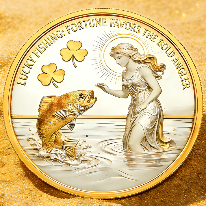 🍀Lucky Fishing Commemorative Coin – No Empty Nets