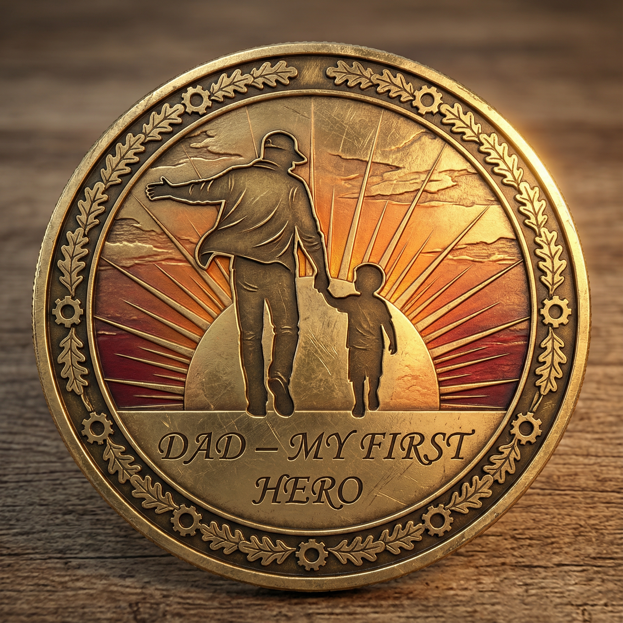 “DAD – MY FIRST HERO” Commemorative Coin