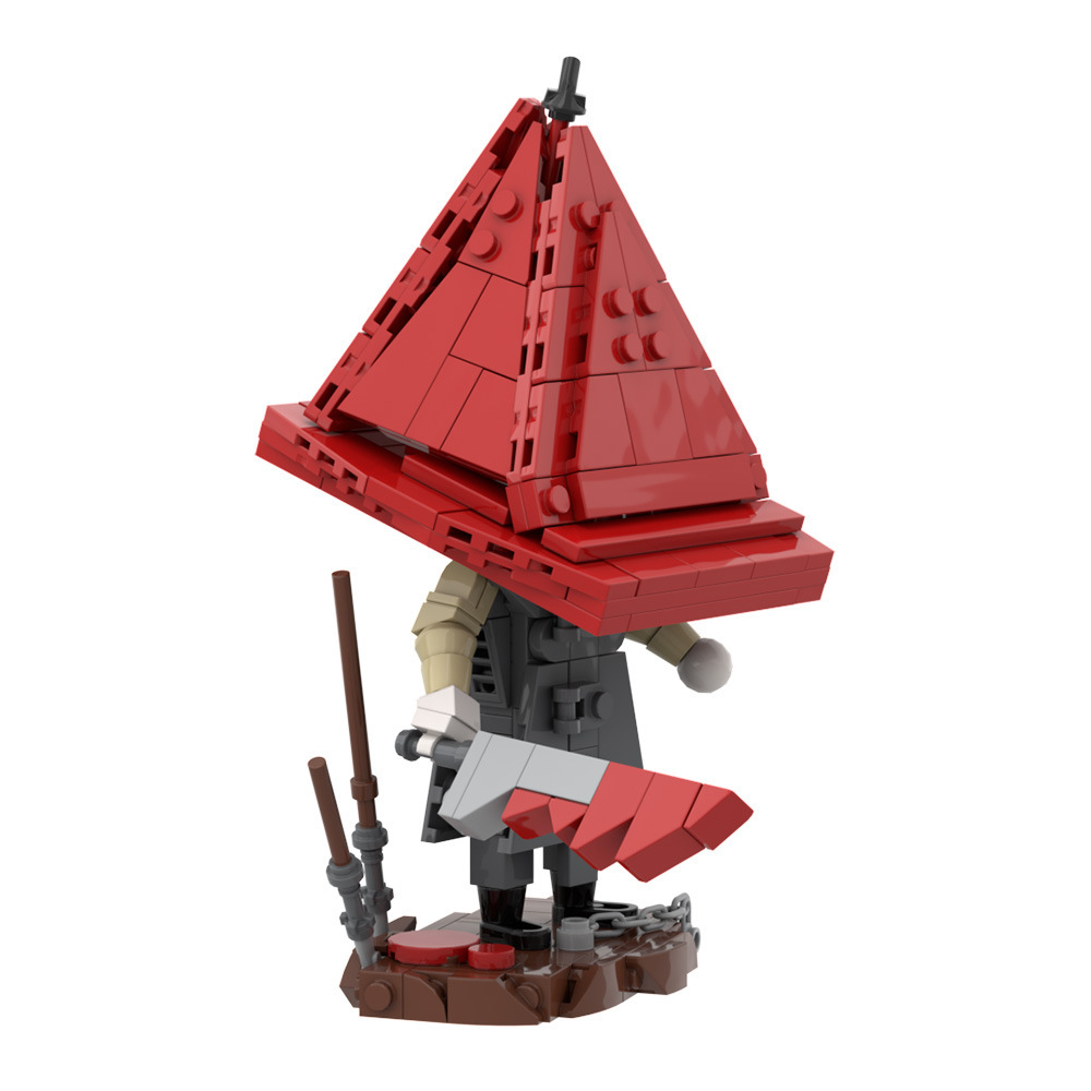Silent Nightmare Enforcer Brick Set | Gamer Desk Decor
