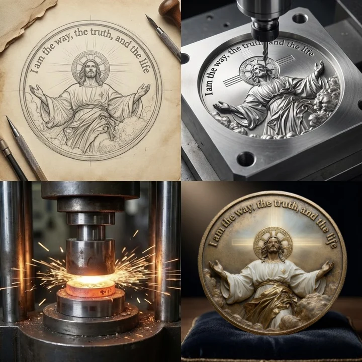 ✝️ “In God We Trust” 250th Anniversary Christian Commemorative Coin 🇺🇸🪙