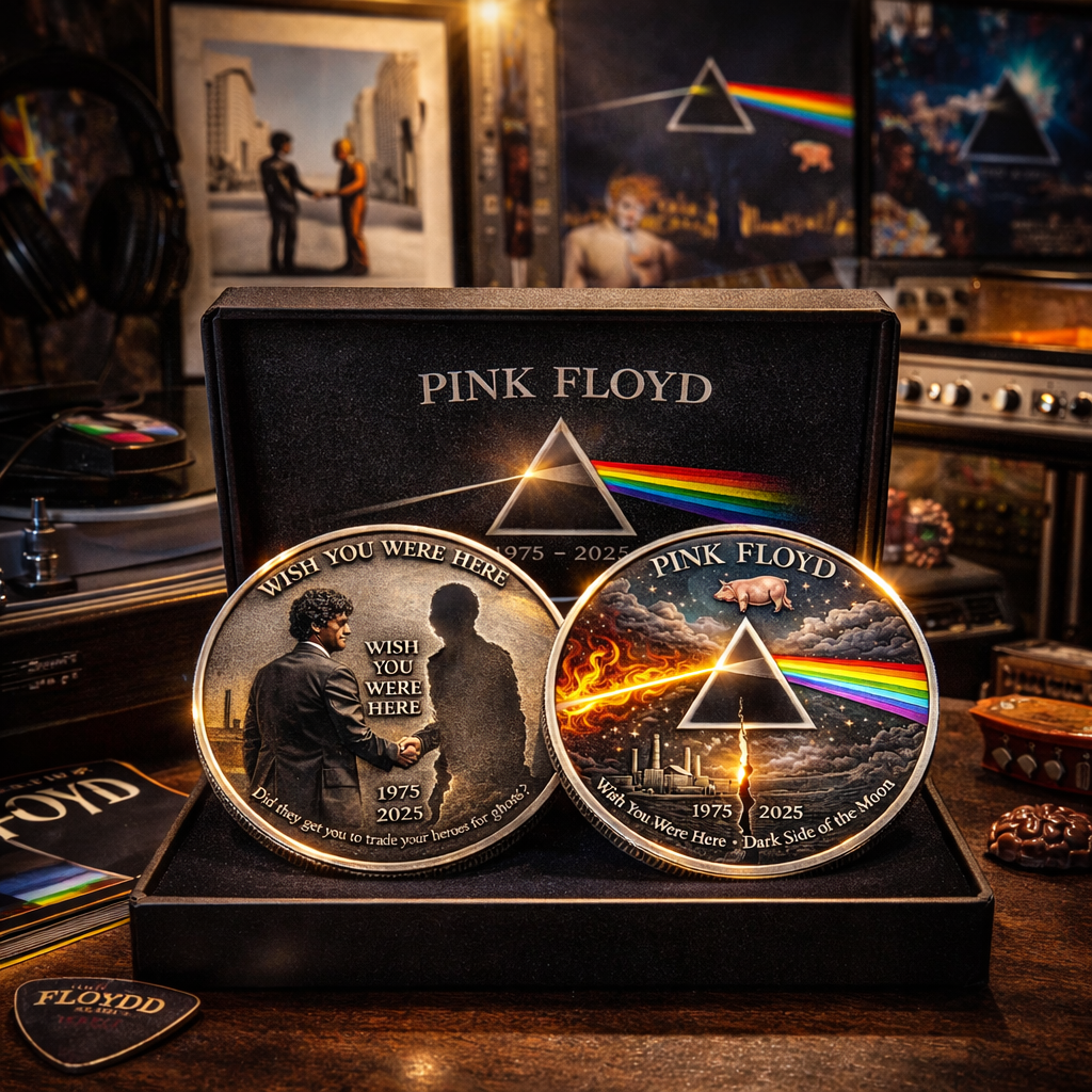 Pink Floyd – “Wish You Were Here” 50th Anniversary Commemorative Coin