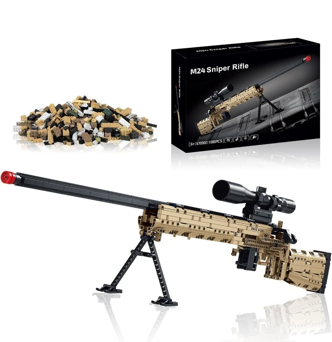 🏅250 Years of America 60% OFF - 🔫 1:1 Scale Shootable Building Blocks Gun Set: For Military Fans & Action Lovers