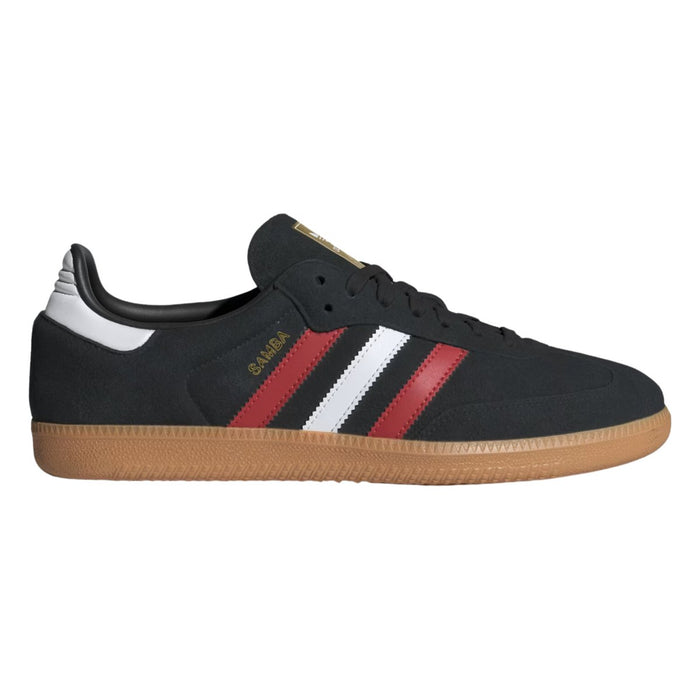adittgdas Men's Samba OG Core Black/Better Scarlet/Gum