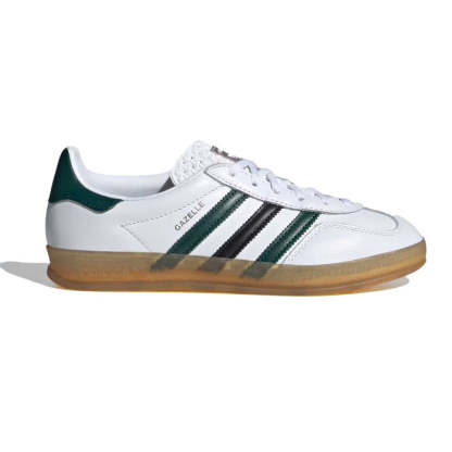 adittgdas Women's Gazelle Indoor Cloud White/Collegiate Green