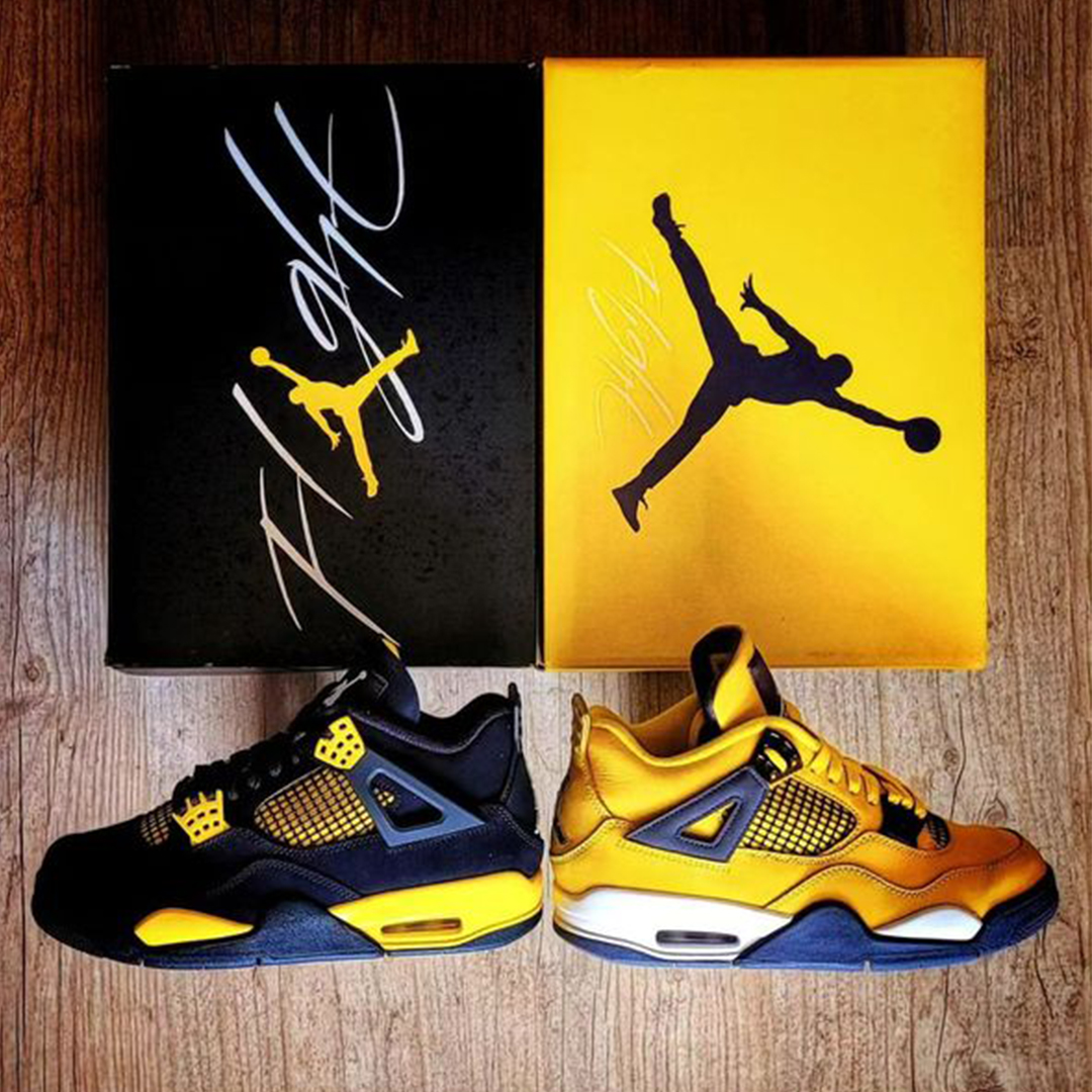 AIR JttgORDAN 4 Retro thunder