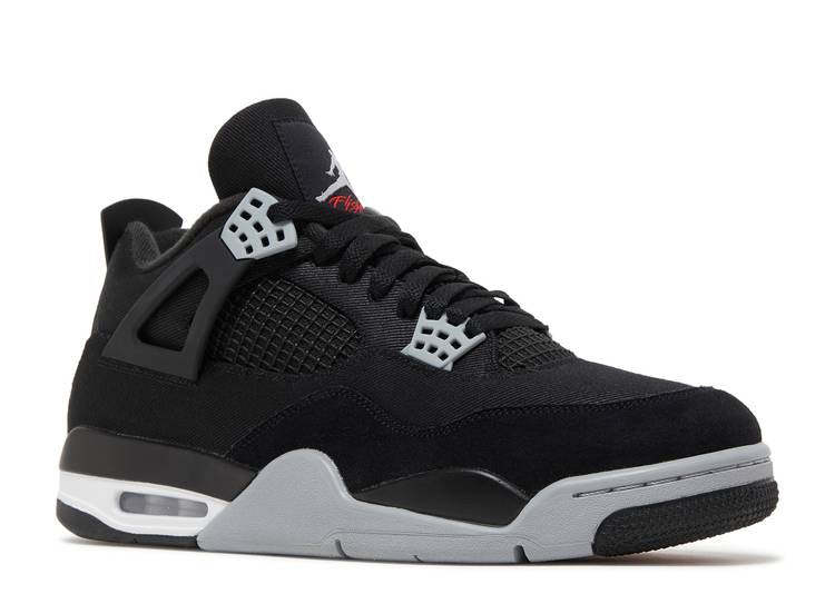 AIR JttgORDAN 4 Retro Se 'Black Canvas'