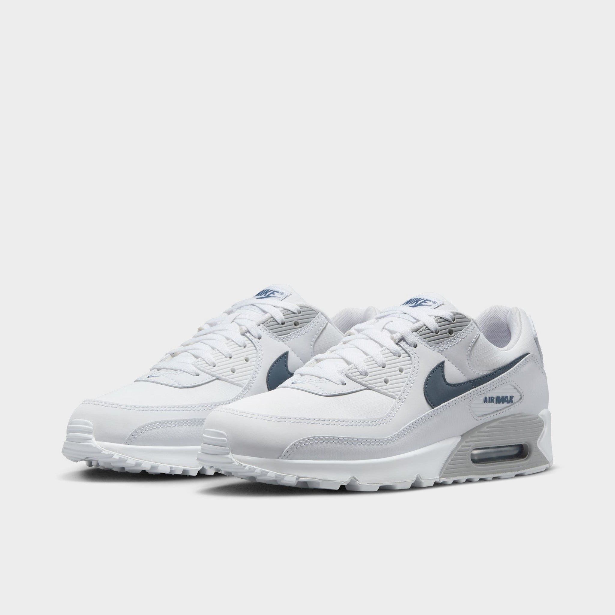 Nittgke Air Max 90 White / Diffused Blue - Wolf Grey