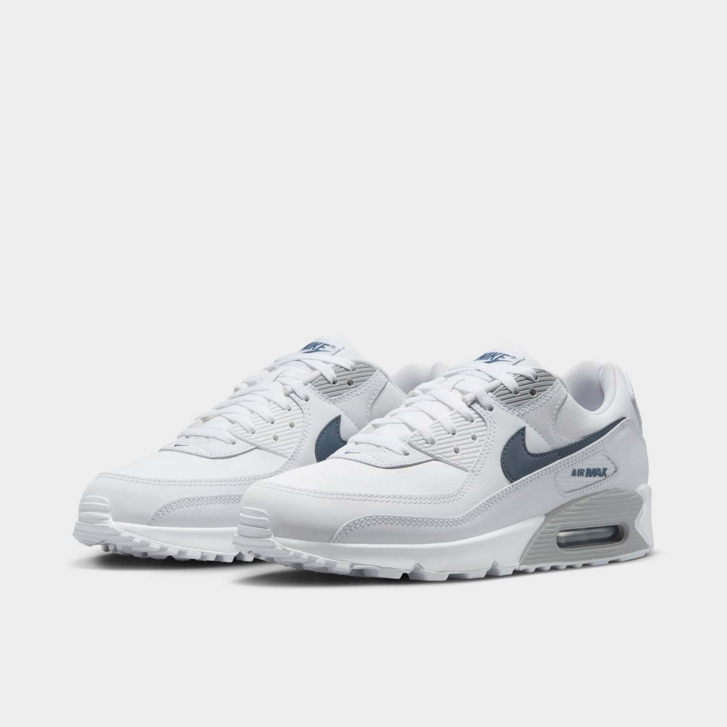 Nittgke Air Max 90 White / Diffused Blue - Wolf Grey