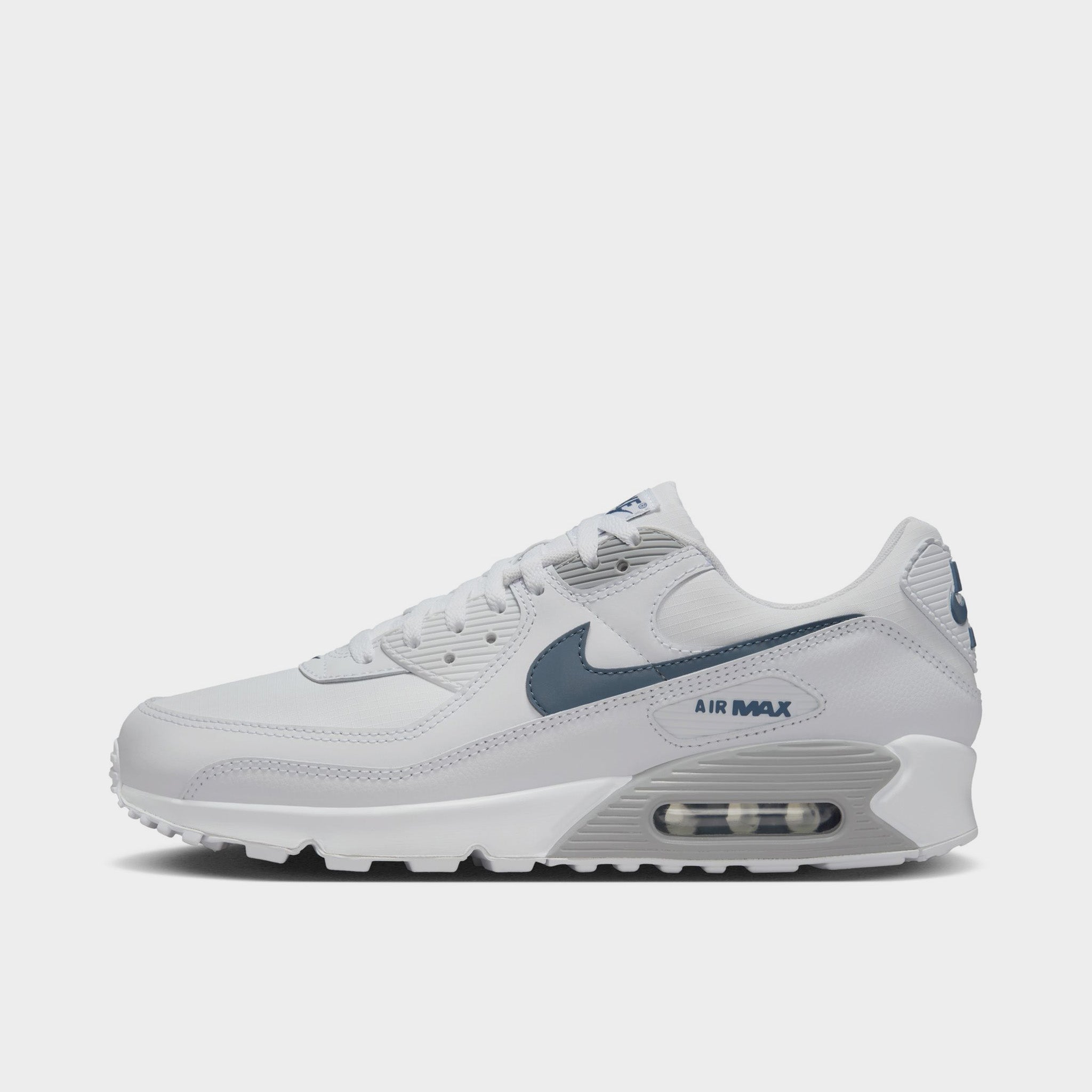Nittgke Air Max 90 White / Diffused Blue - Wolf Grey
