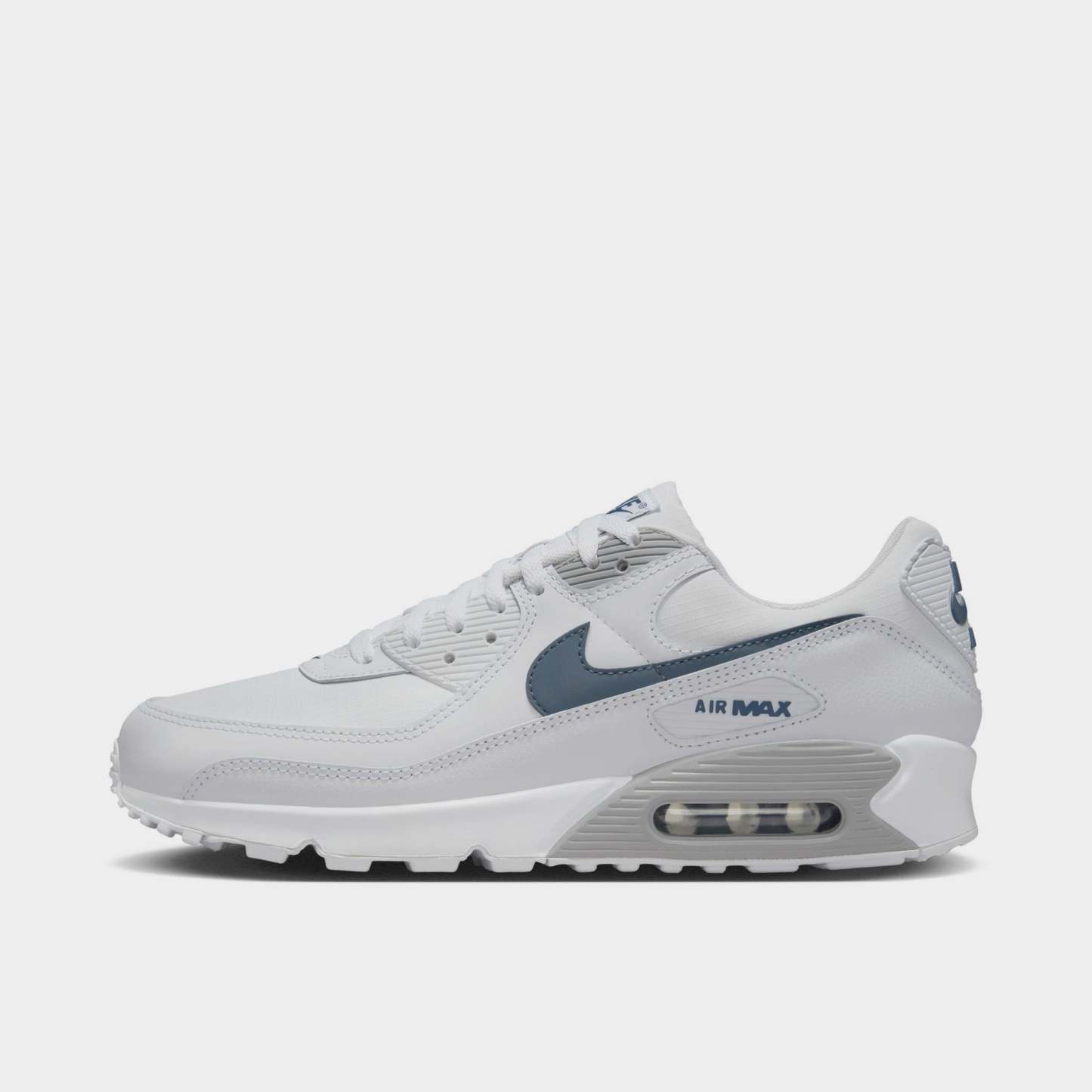 Nittgke Air Max 90 White / Diffused Blue - Wolf Grey