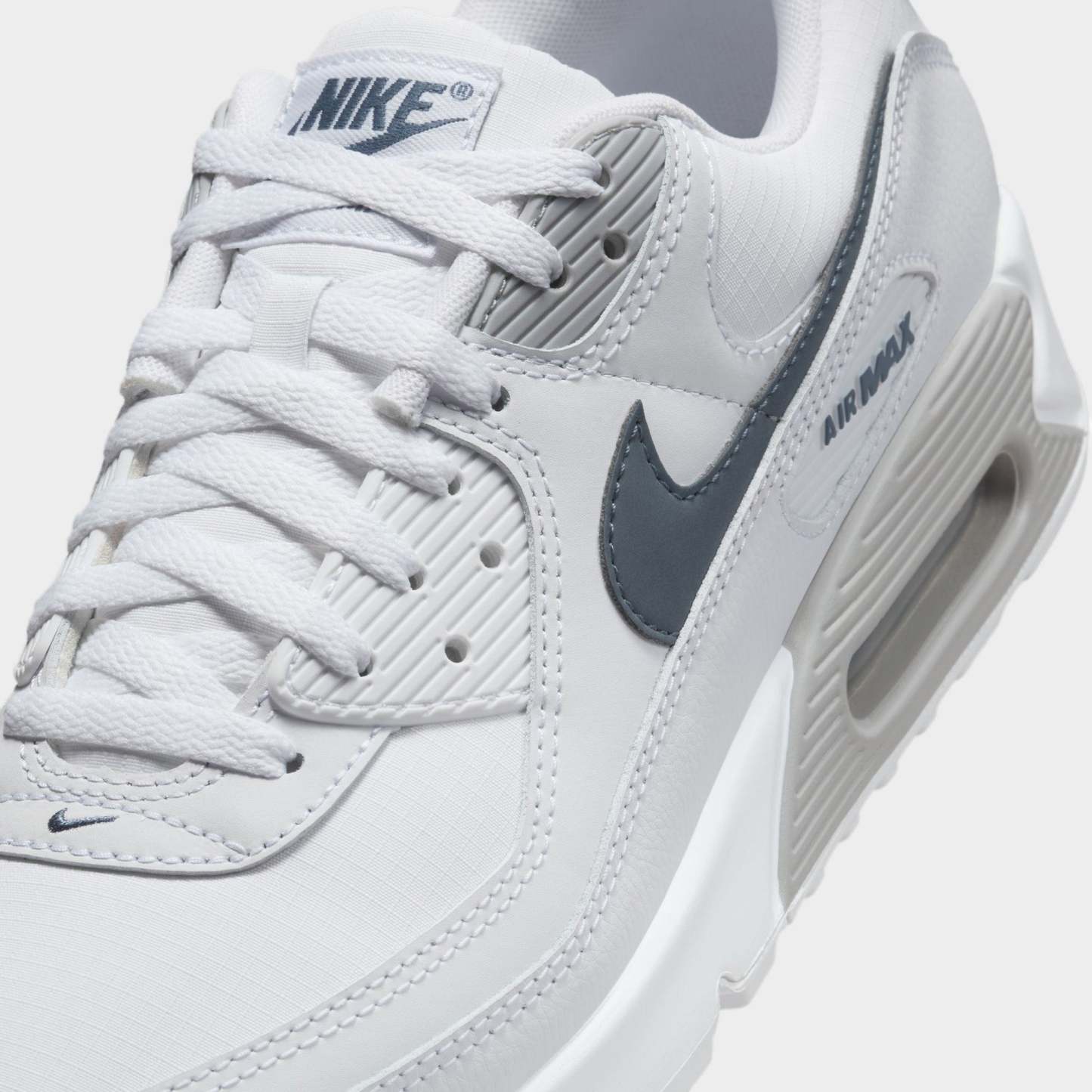 Nittgke Air Max 90 White / Diffused Blue - Wolf Grey