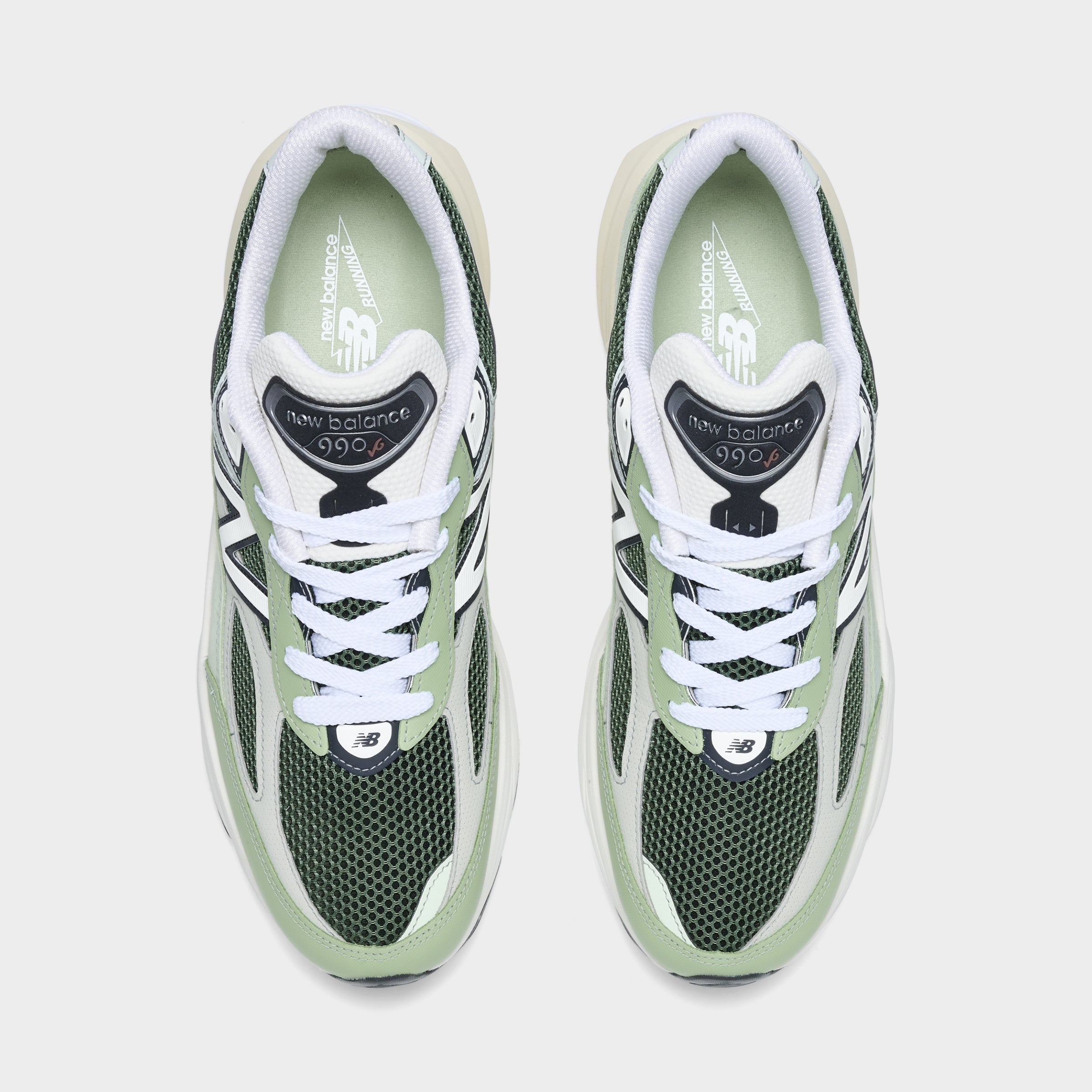 Nettgw Balattgnce 990v6 MADE in USA Avocado / Natural Mint
