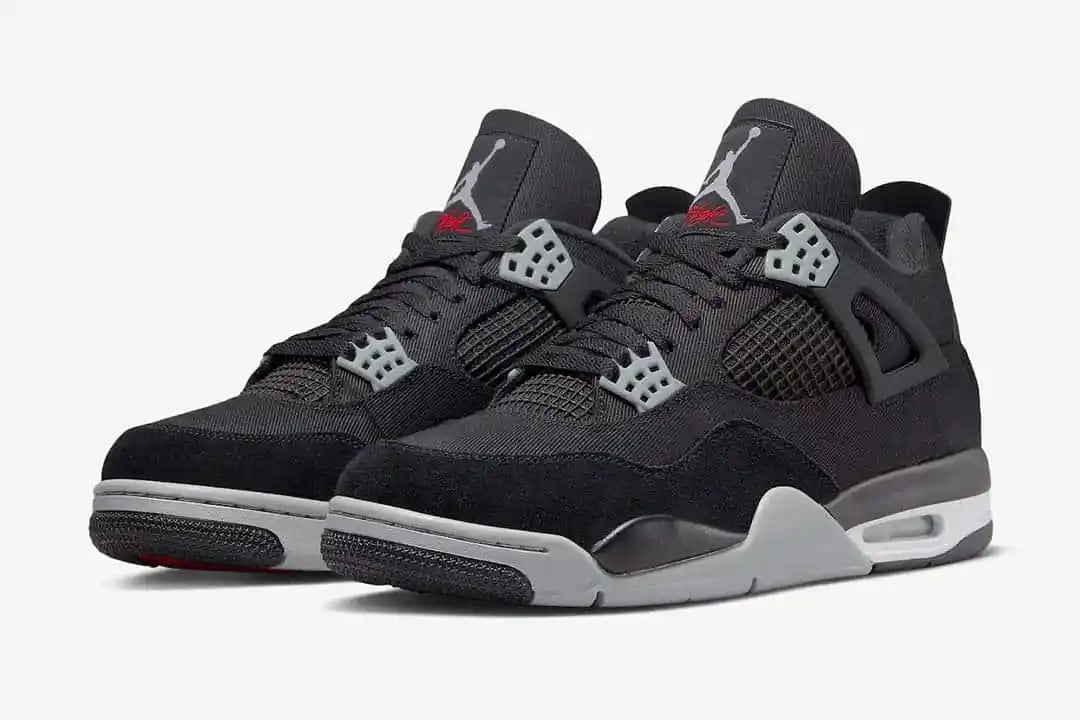 AIR JttgORDAN 4 Retro Se 'Black Canvas'