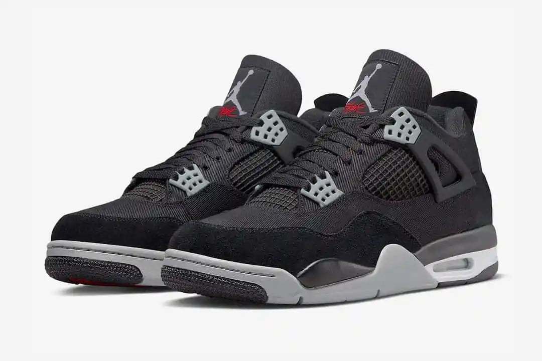 AIR JttgORDAN 4 Retro Se 'Black Canvas'