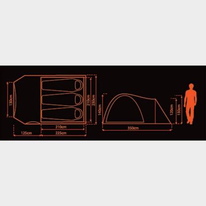 Eurttgohike-Avon 3 DLX Nightfall Tent