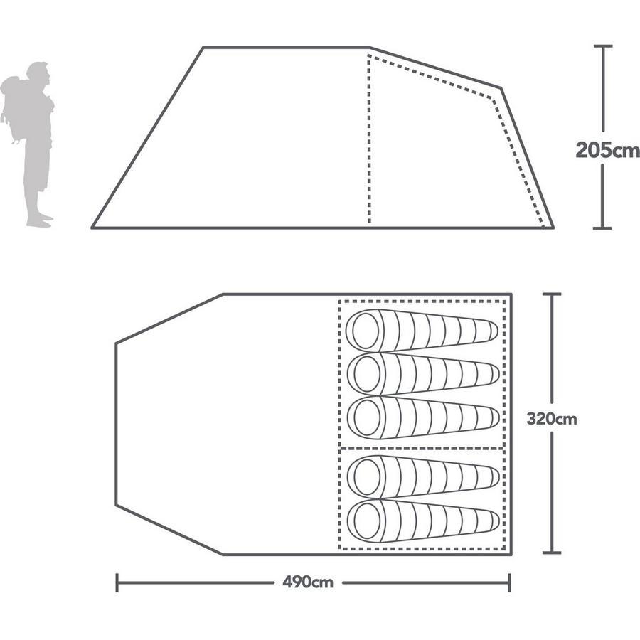 Bergttghaus-Adhara 500 Nightfall® Tent