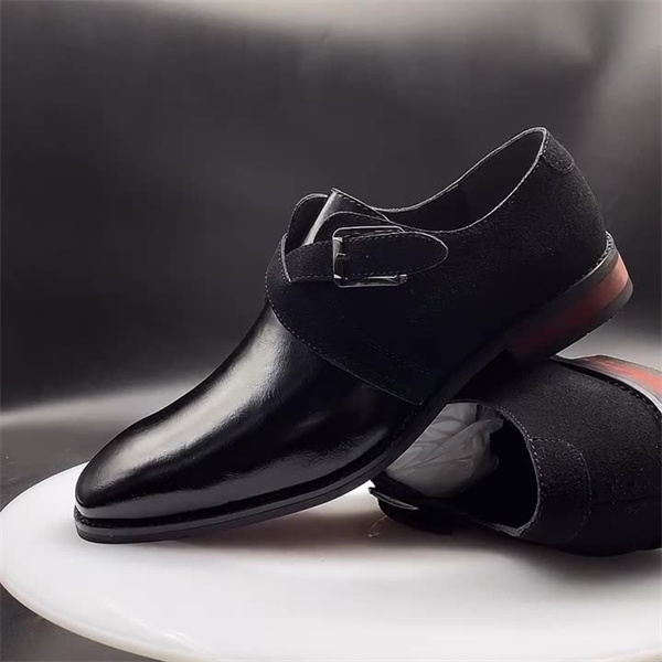 Men's business formal wear fashion trend single shoes suit color matching men's shoes