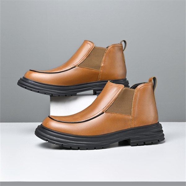 Men's winter thick-soled British style Chelsea high-top versatile Martin boots