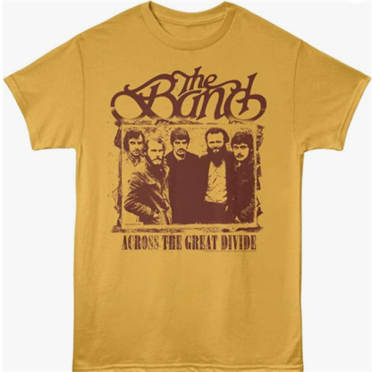 AC/DC High Voltage Retro Mustard Yellow Short-Sleeve