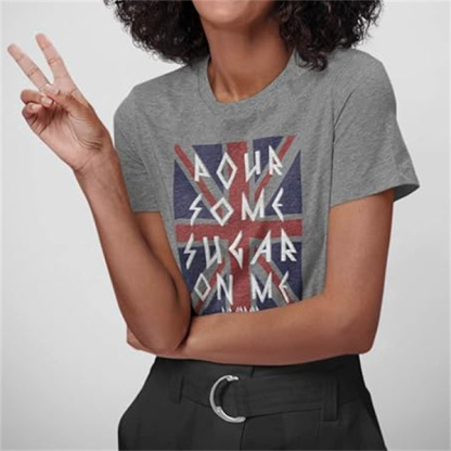 Def Leppard Pour Some Sugar On Me Vintage Distressed T-shirt