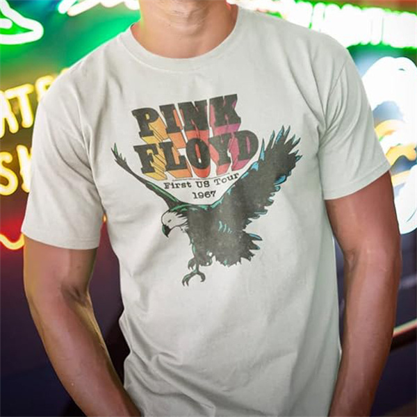 Psychedelic Rock Legend | Pink Floyd 1967 First Tour Commemorative T-Shirt