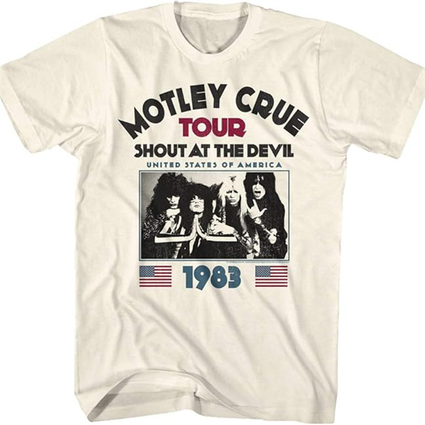 Retro Rock Soul: Motley Crue 1983 Tour Commemorative T-Shirt