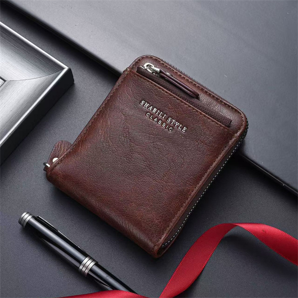 New men's short business wallet