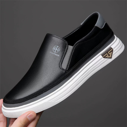 Men's genuine leather soft sole non-slip lightweightcasual loafers