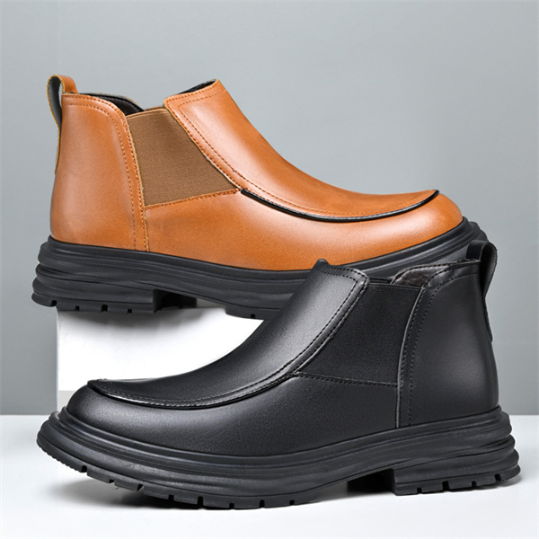 Men's winter thick-soled British style Chelsea high-top versatile Martin boots