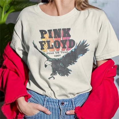 Psychedelic Rock Legend | Pink Floyd 1967 First Tour Commemorative T-Shirt