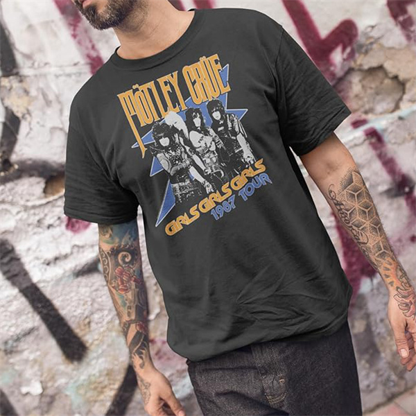 Mötley Crüe 1987 Tour Retro T-shirt