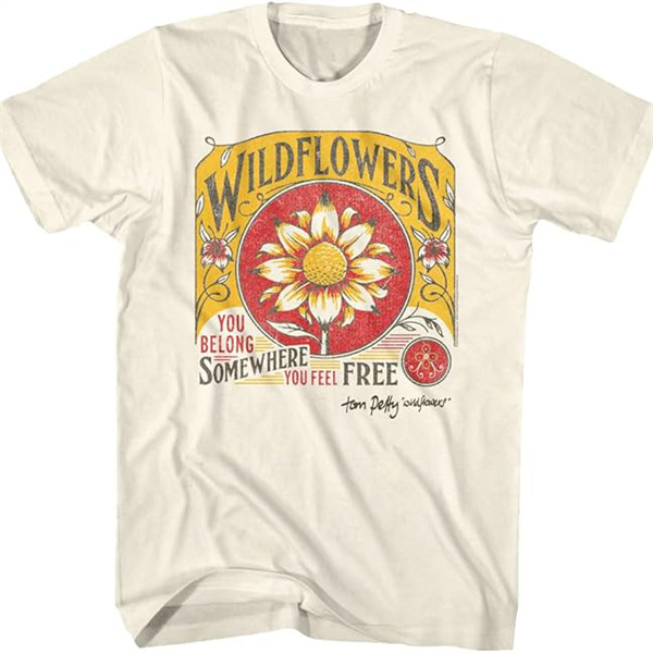 American Retro Wildflower T-Shirt | Tom Petty Wildflowers