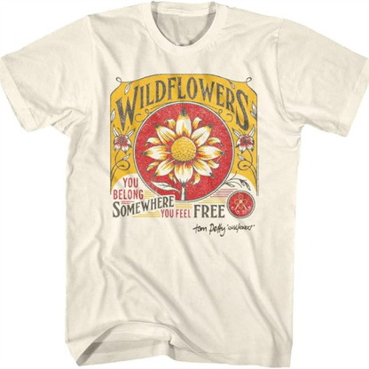 American Retro Wildflower T-Shirt | Tom Petty Wildflowers