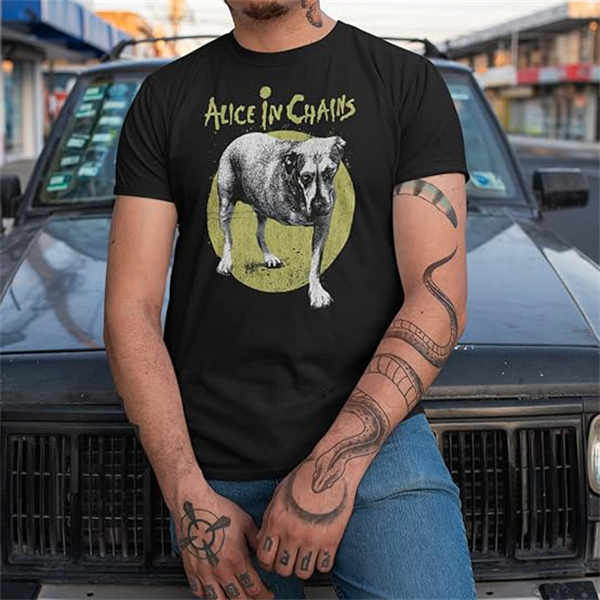 Retro distressed rock 'n' roll T-shirt | Alice in Chains