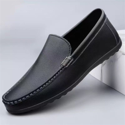 Slip-on soft-soled casual leather shoes | Driving loafers