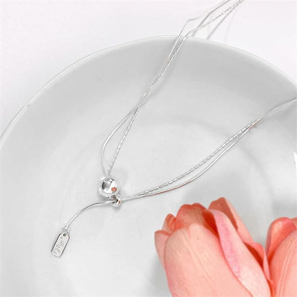 Irregular Y2k Long Y-shaped Necklace with Zircon Inlaid Sparkling Brick Tassel Pendant  