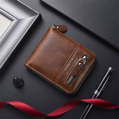 New men's short business wallet