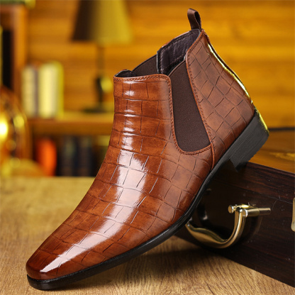 Large size new high-end leather shoes