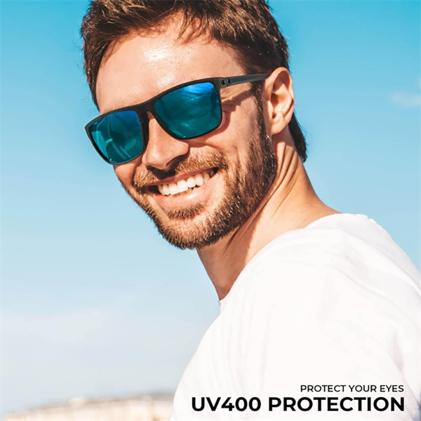 SEEDJUNE Polarized Sunglasses for Men, Lightweight Sun Glasses with UV Protection for Driving Fishing Golf