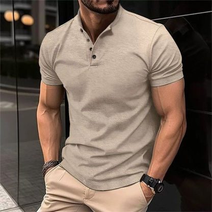 Casual and versatile men's trendy brand Henry T-shirt
