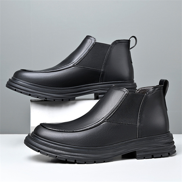 Men's winter thick-soled British style Chelsea high-top versatile Martin boots