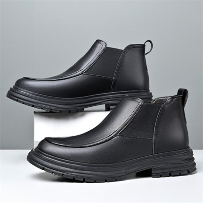 Men's winter thick-soled British style Chelsea high-top versatile Martin boots