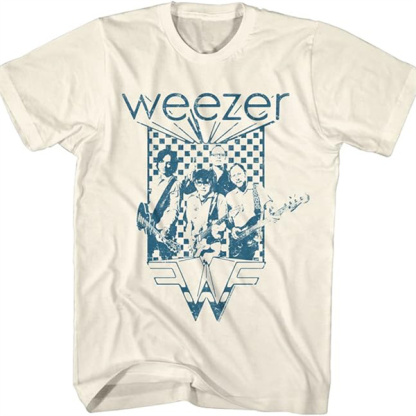 Weezer Vintage Distressed Print T-Shirt