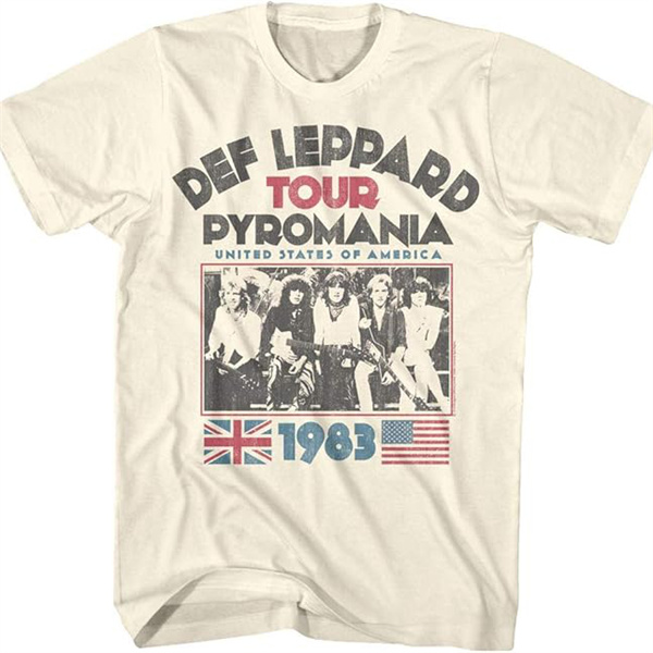 Def Leppard | 1983 Pyromania Tour Vintage Distressed T-shirt