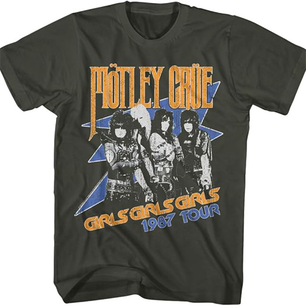Mötley Crüe 1987 Tour Retro T-shirt