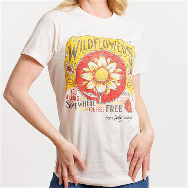 American Retro Wildflower T-Shirt | Tom Petty Wildflowers