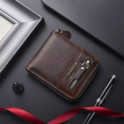 New men's short business wallet