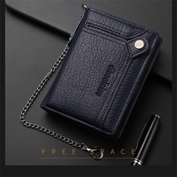 Retro zipper anti-theft wallet